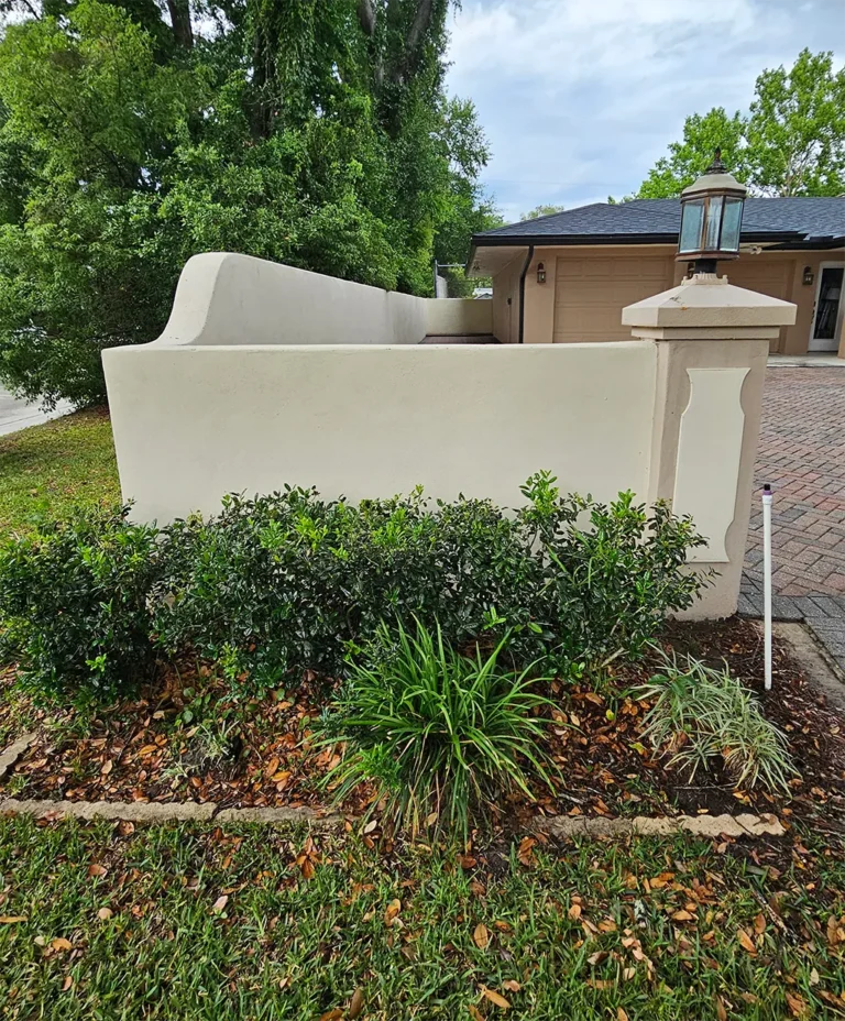 Customer Bogue Pressure Washing After - Garden clean white restore Yard