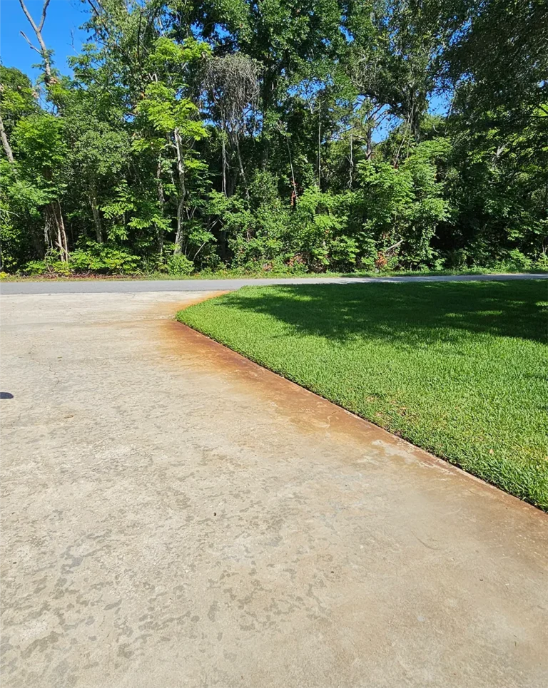 Customer Bogue Pressure Washing Before - Path Entrance Cement restore Way.webp